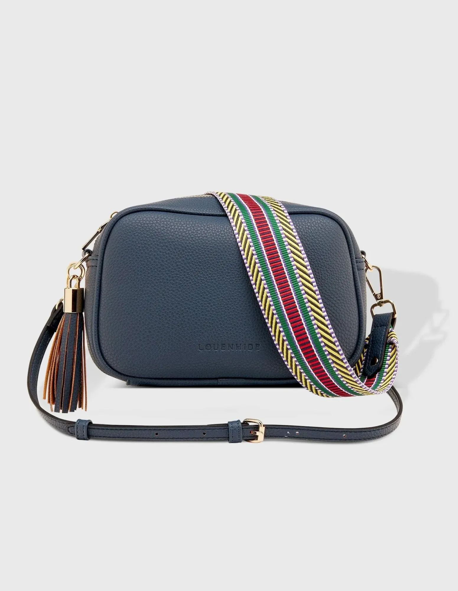 Jacinta Crossbody Bag - Steel Blue- Louenhide