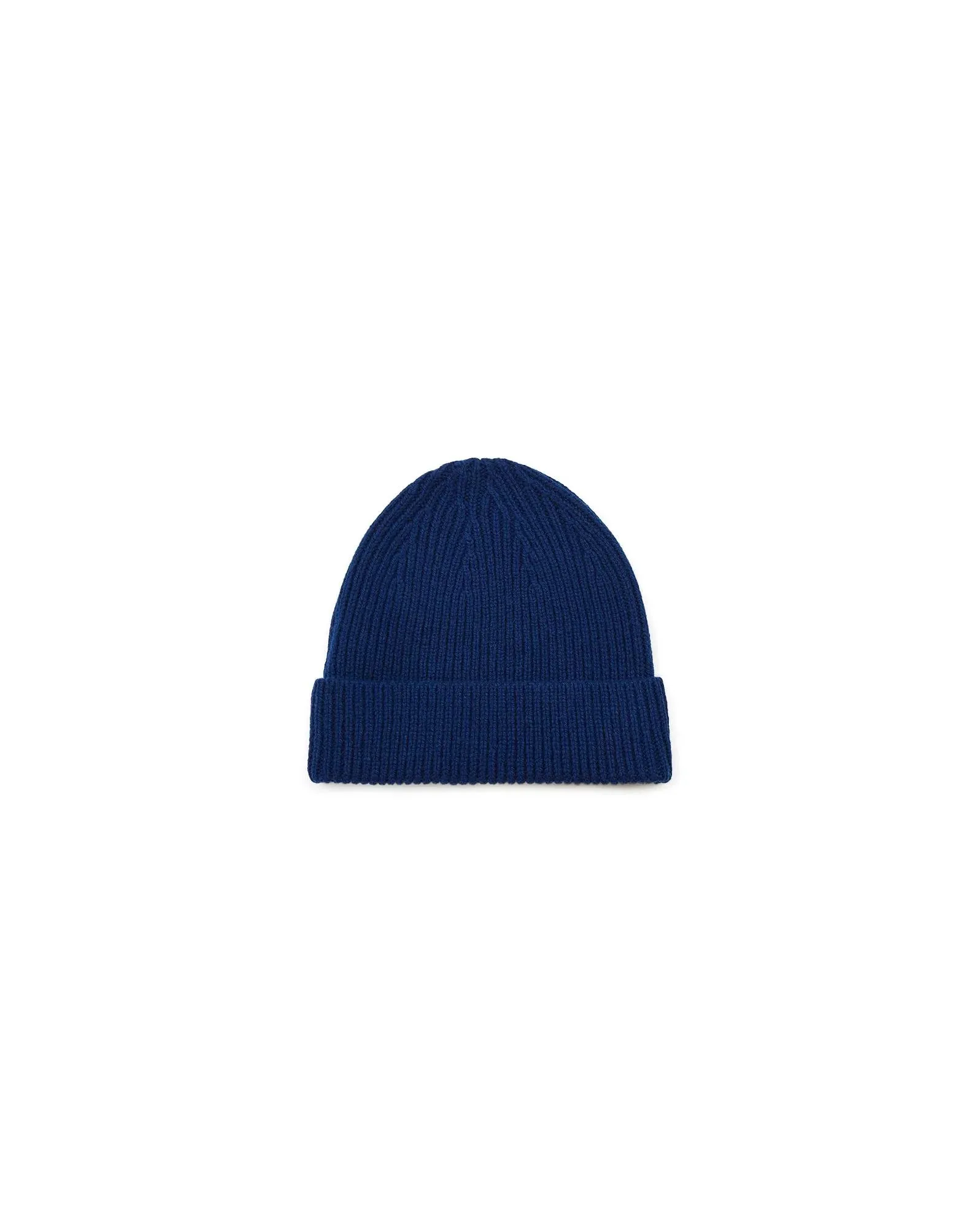 Knit Beanie in Navy Bonton