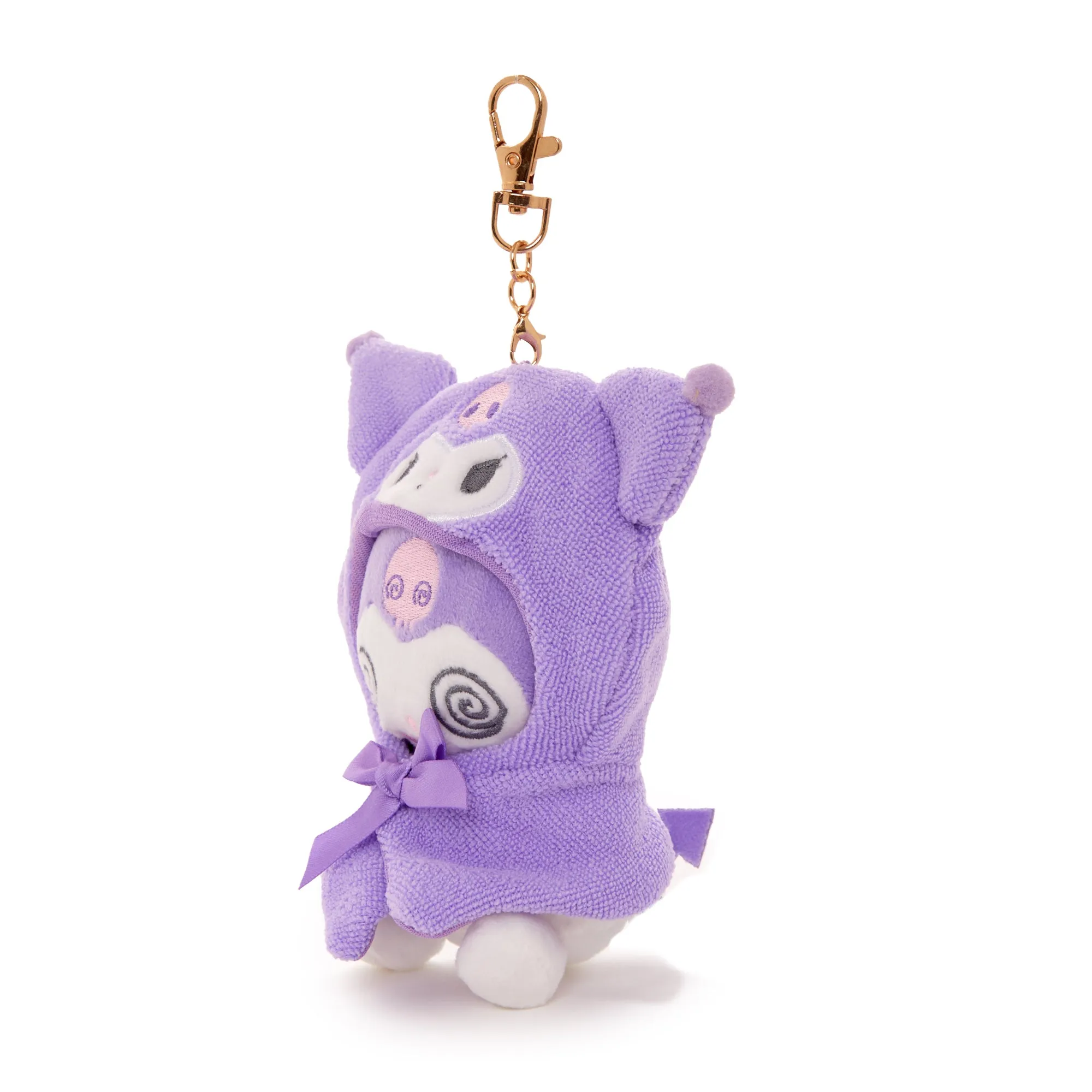 Kuromi Plush Mascot Keychain (Frightened Series)