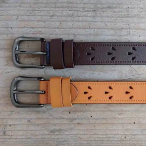 Leather Belt - Cut Out Detail