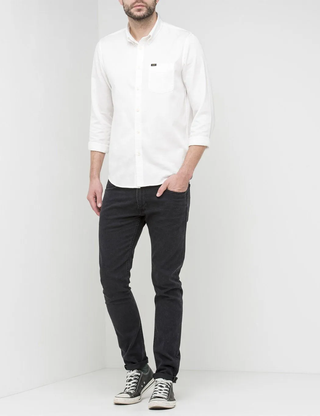 Lee Button Down Shirt - Cloud Dancer