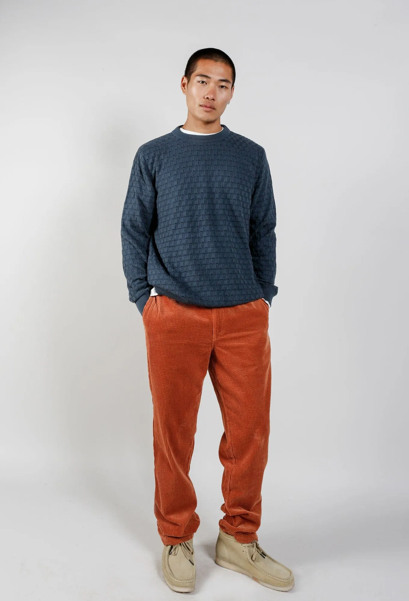 Liam Men's Organic Cotton Jumper | Teal