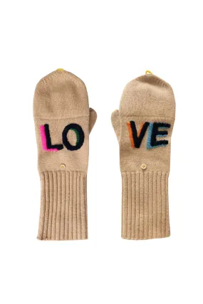 Love On Repeat Cashmere Mitten, Oatmeal