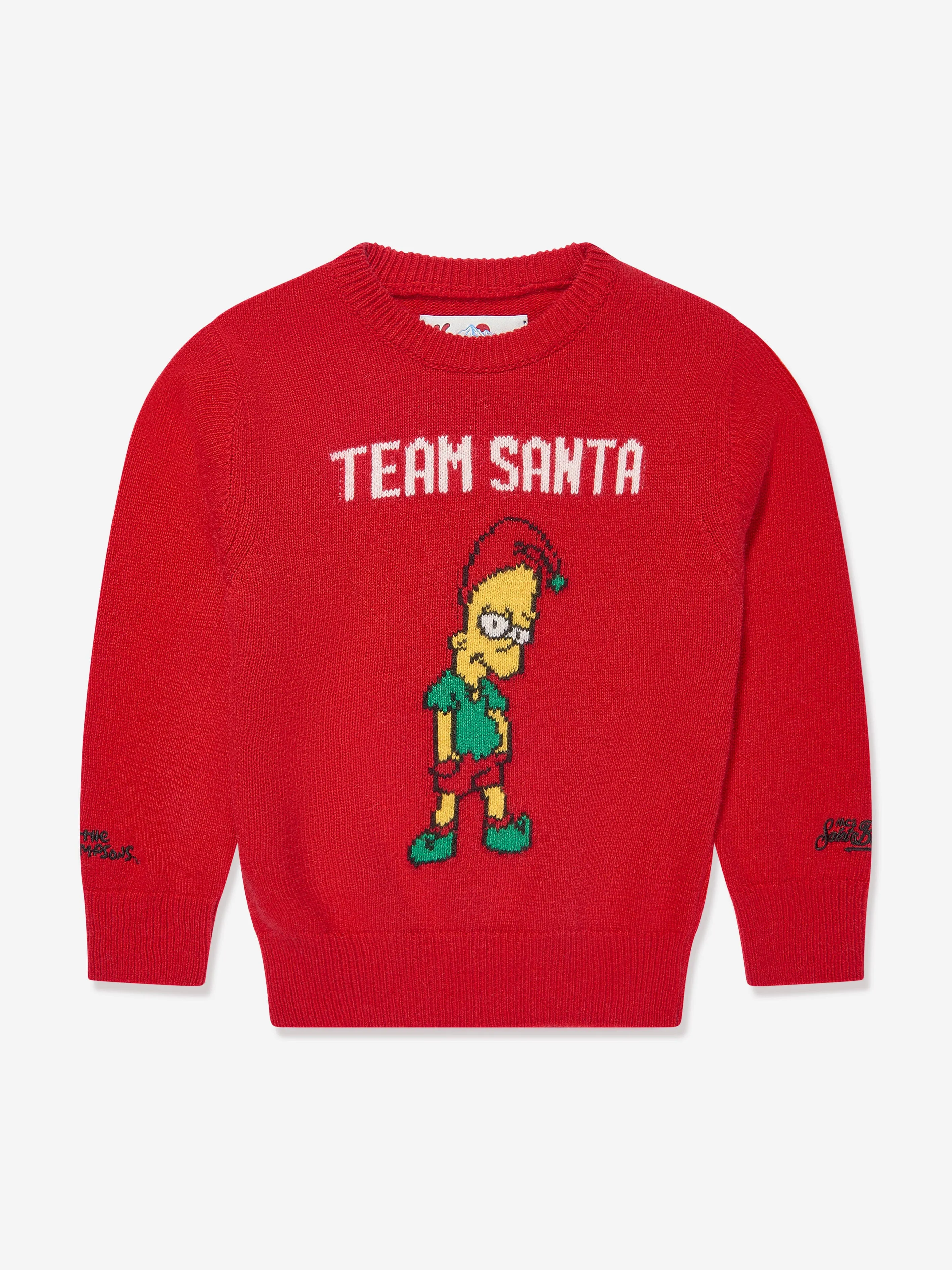 MC2 Saint Barth Boys Team Santa Jumper in Red