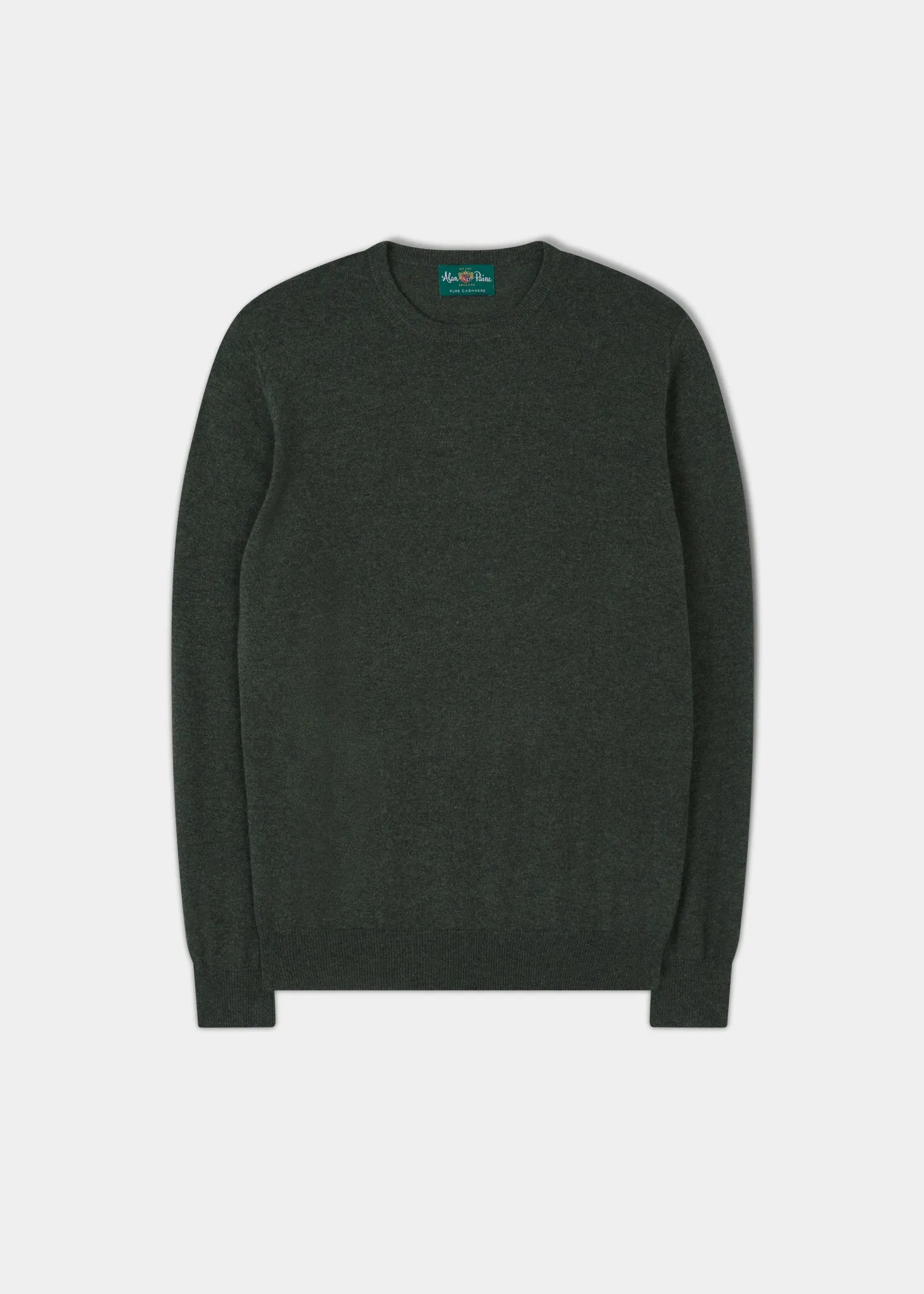 Melfort Cashmere Jumper in Rosemary - Regular Fit