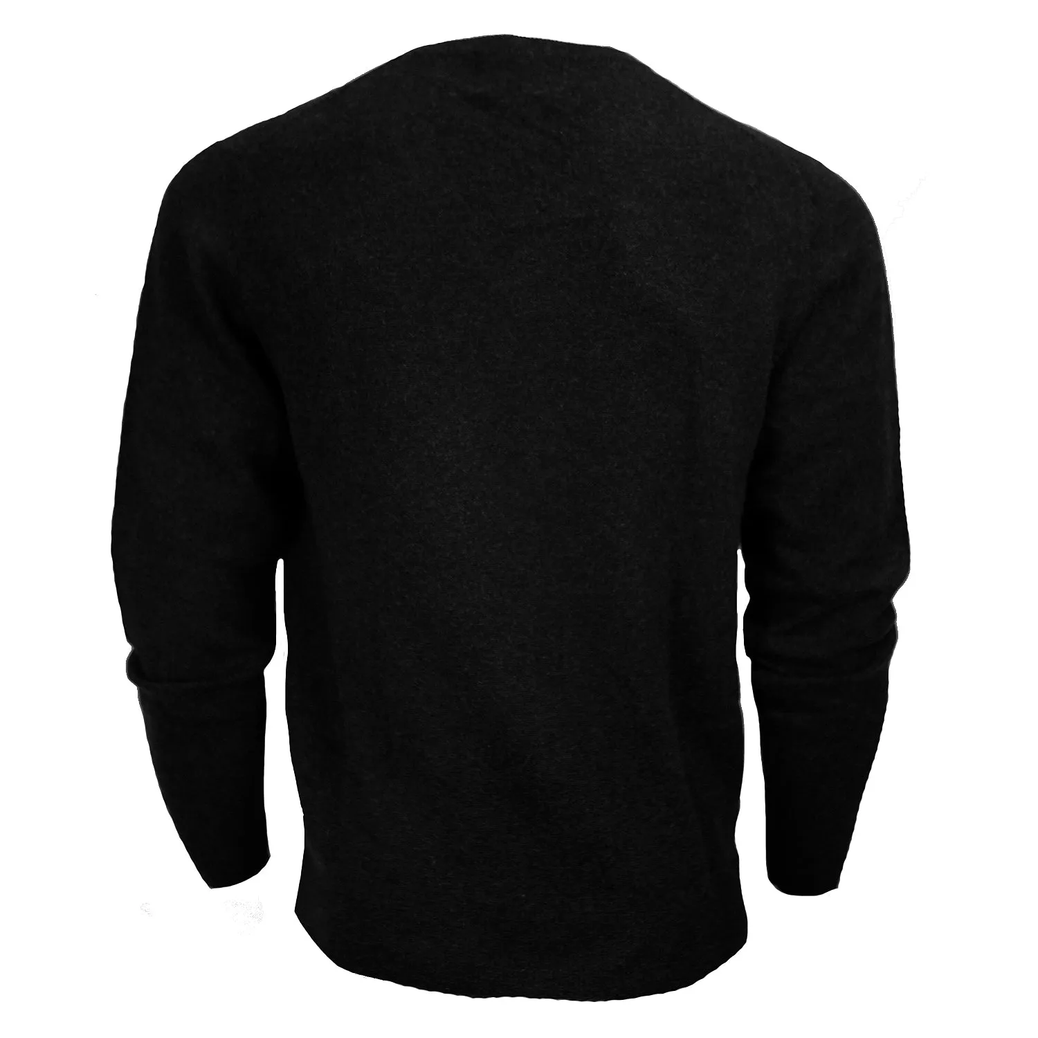 Men's Dunedin Cashmere 100% Cashmere V  Charcoal