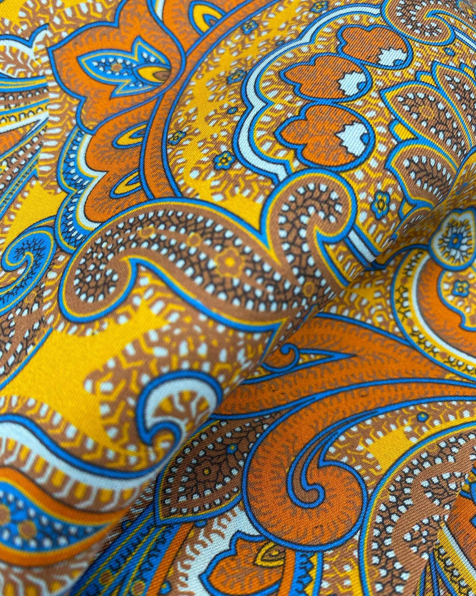 Men's Silk Paisley Scarf - The Carnaby