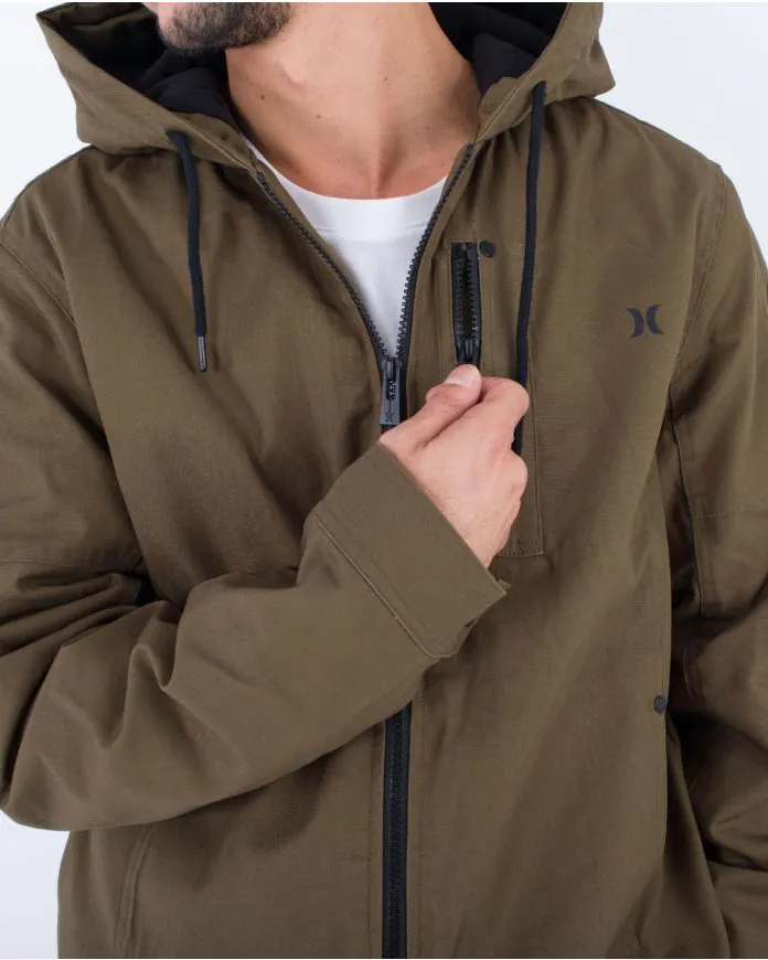 Milestone Fleece Jacket in Olive