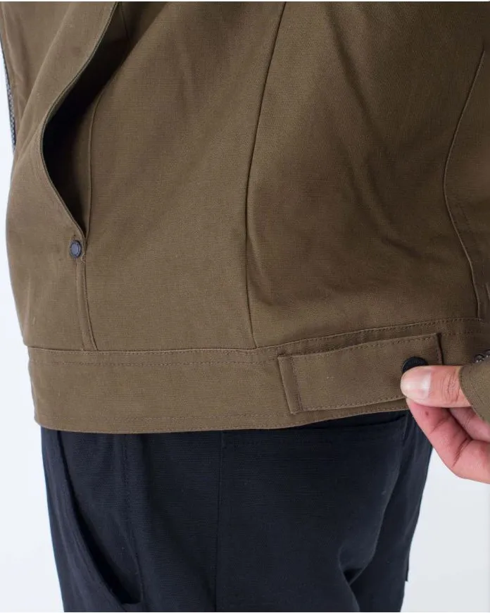 Milestone Fleece Jacket in Olive