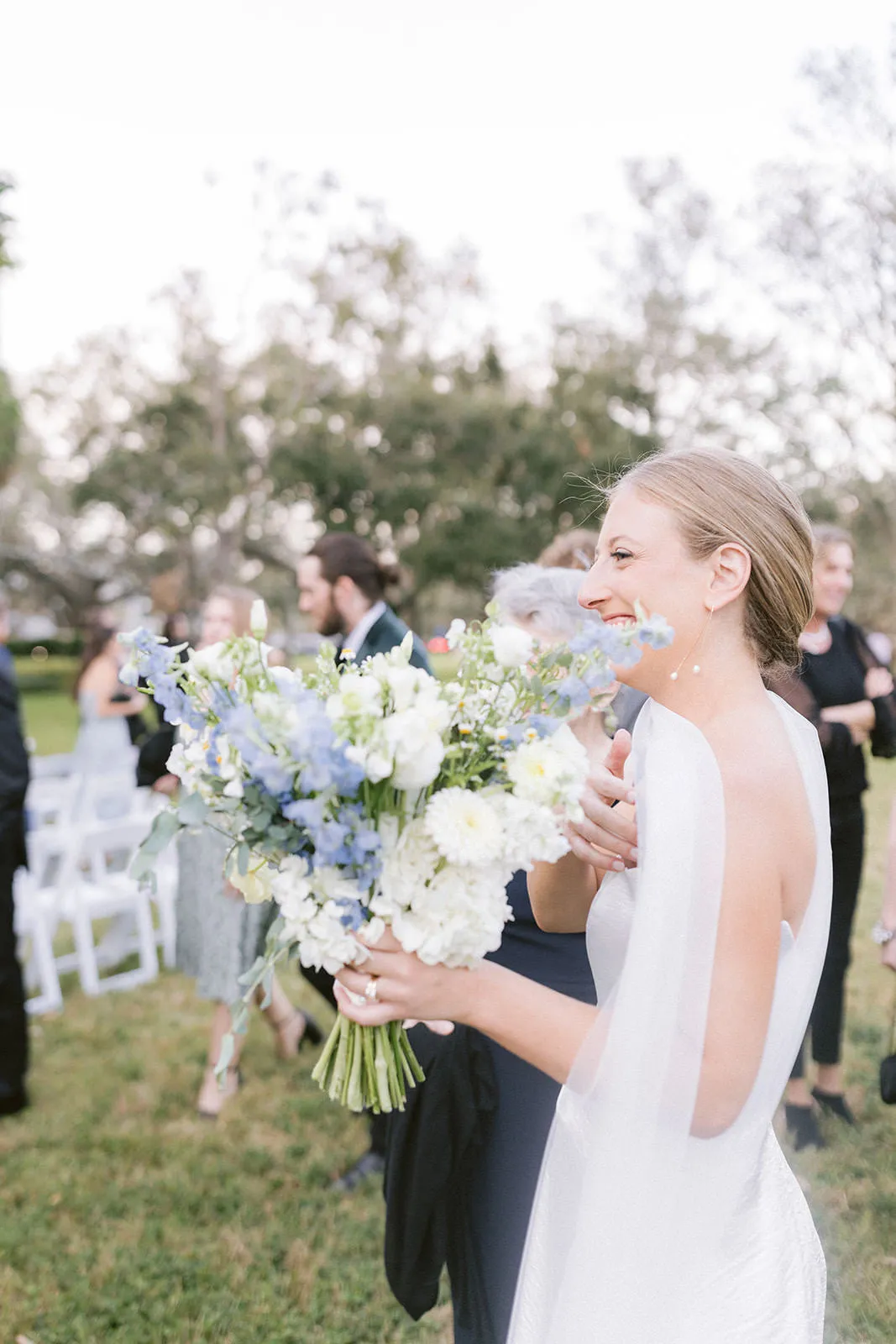 Narrow Tulle Bridal Scarf, Chic Wedding Neckerchief