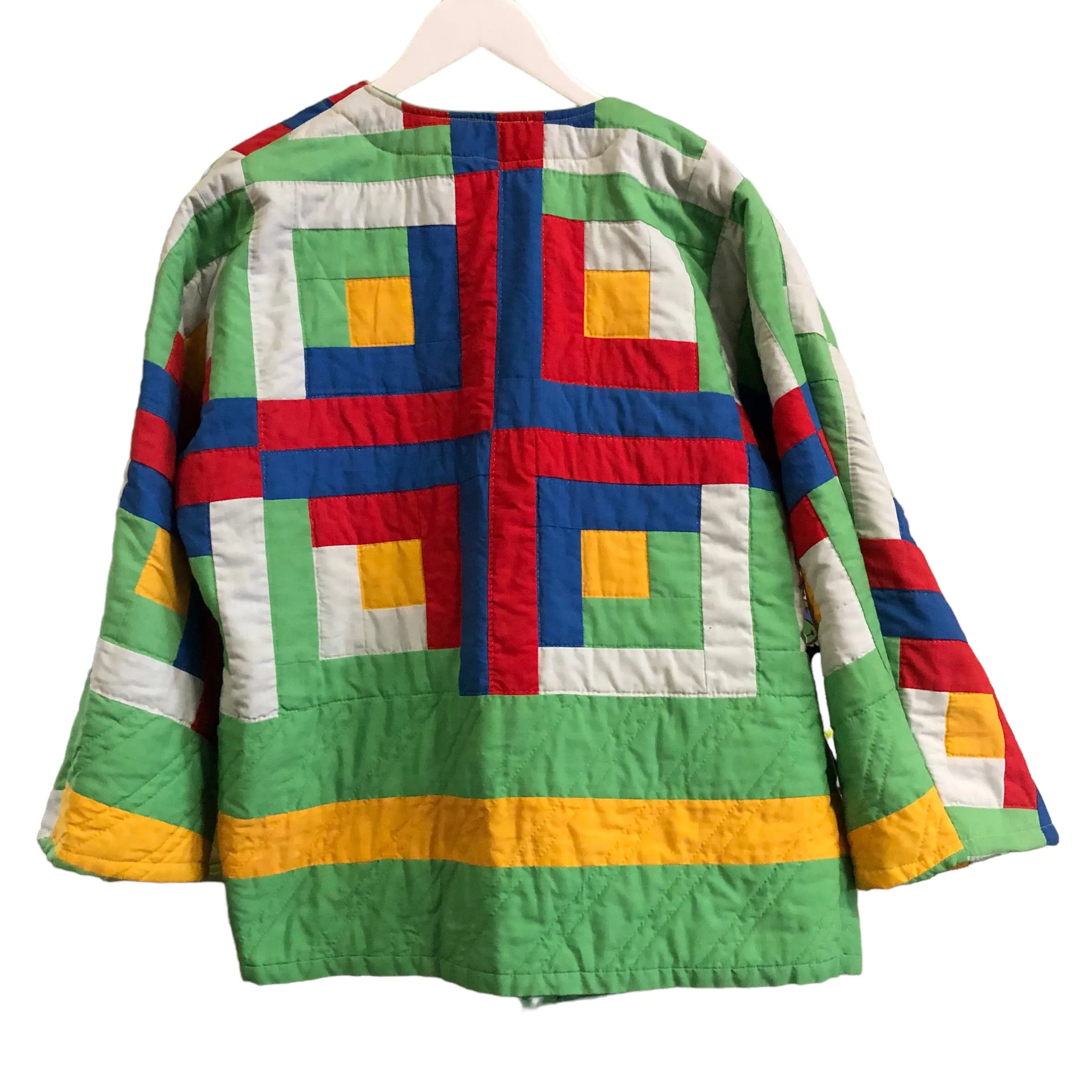 OOAK Hand Patchwork Fleece Jacket by Pattern Nation