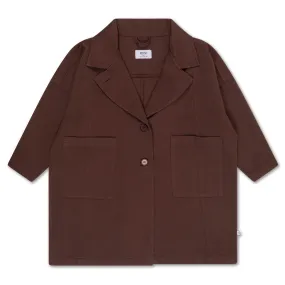 Overcoat Eggplant Brown