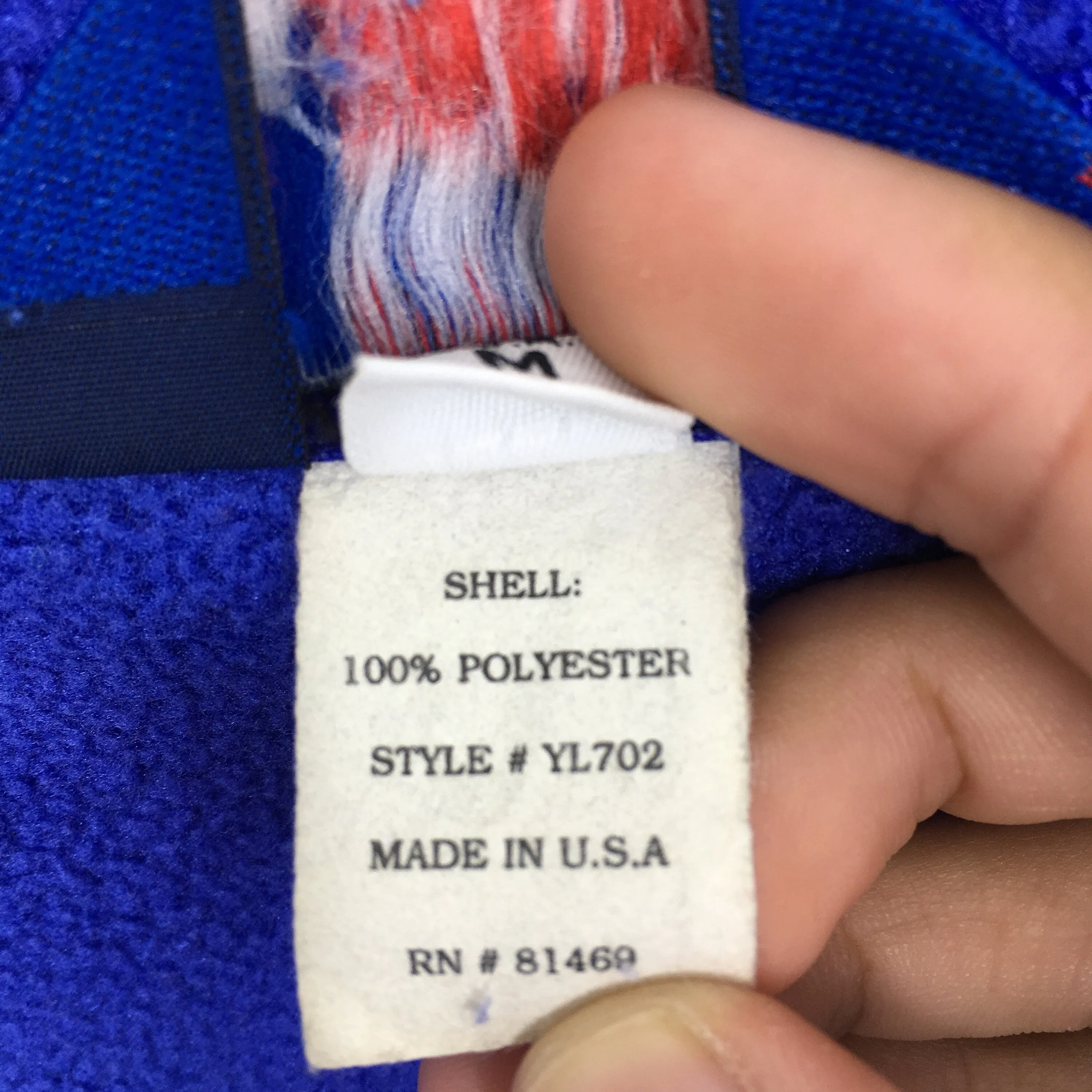 Penfield Fleece Blue Sweater Jacket Medium