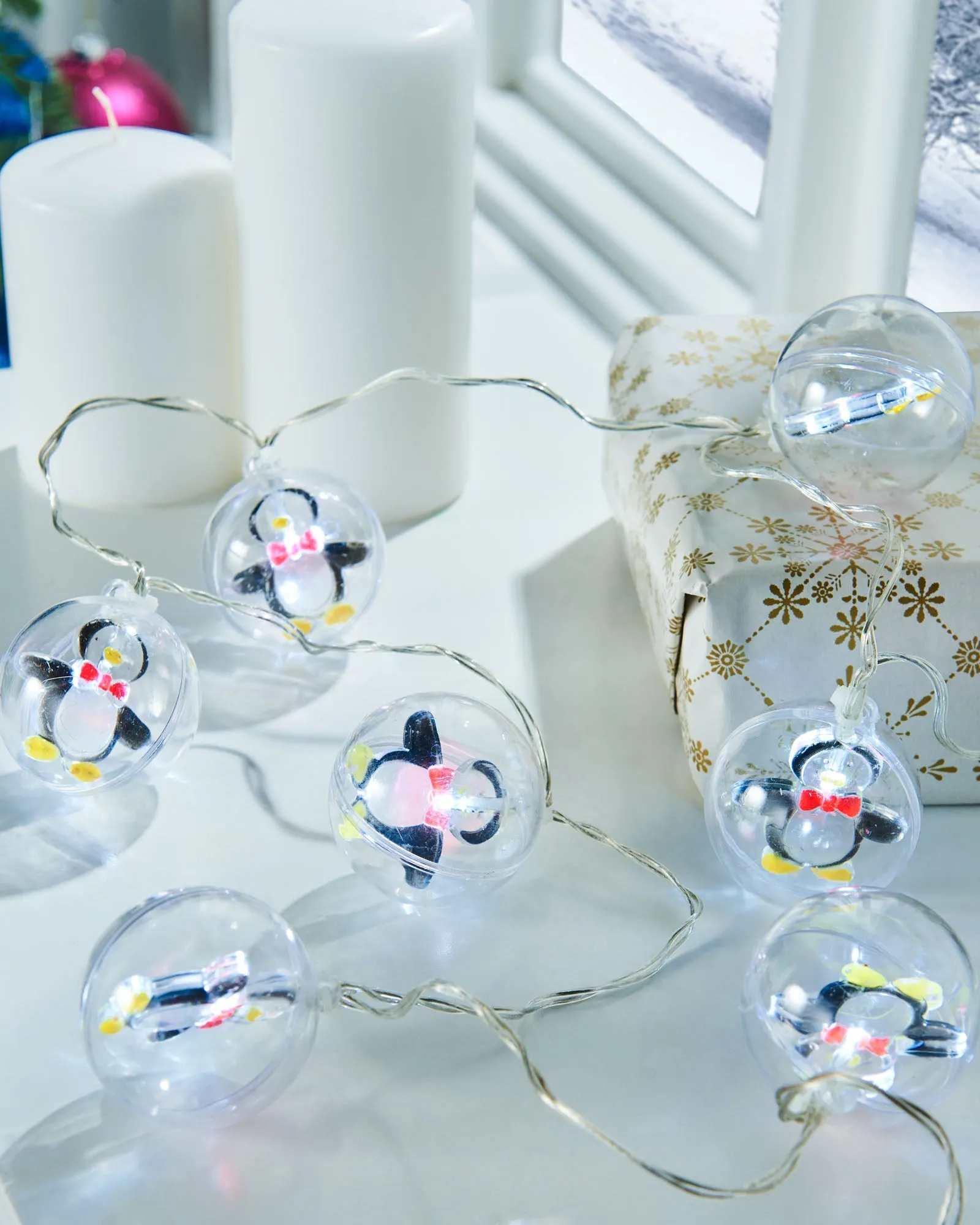 Penguin Bauble LED Light String, 1.8 m