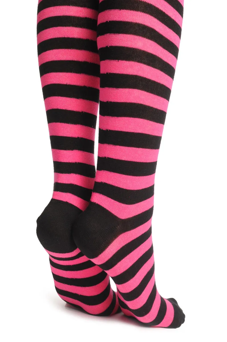 Pink & Black Stripes