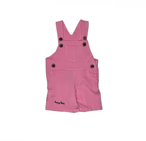 Plain Pink Short Overall for Boys