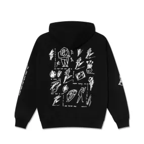 Polar Skate Co. Dave Hoodie | Sad At Times - Black