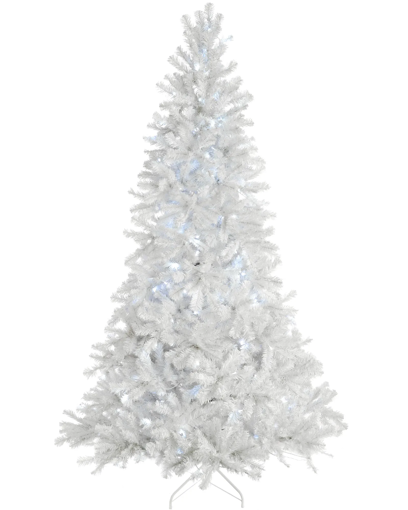 Pre-Lit Deluxe White Pine Multi-Function Christmas Tree, 9 ft