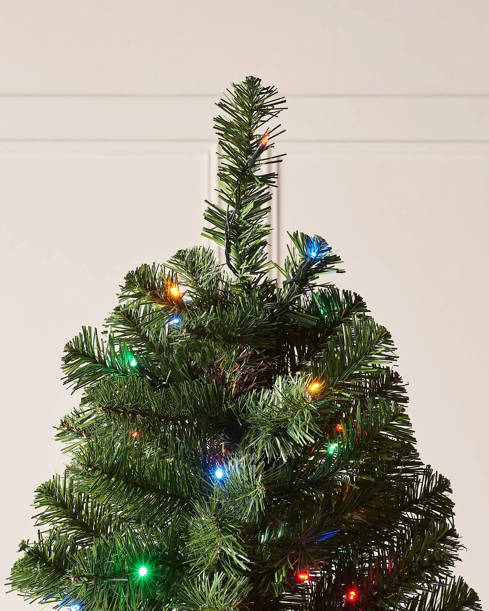 Pre-Lit Emerald Spruce Christmas Tree, Multi Colour, 6 ft