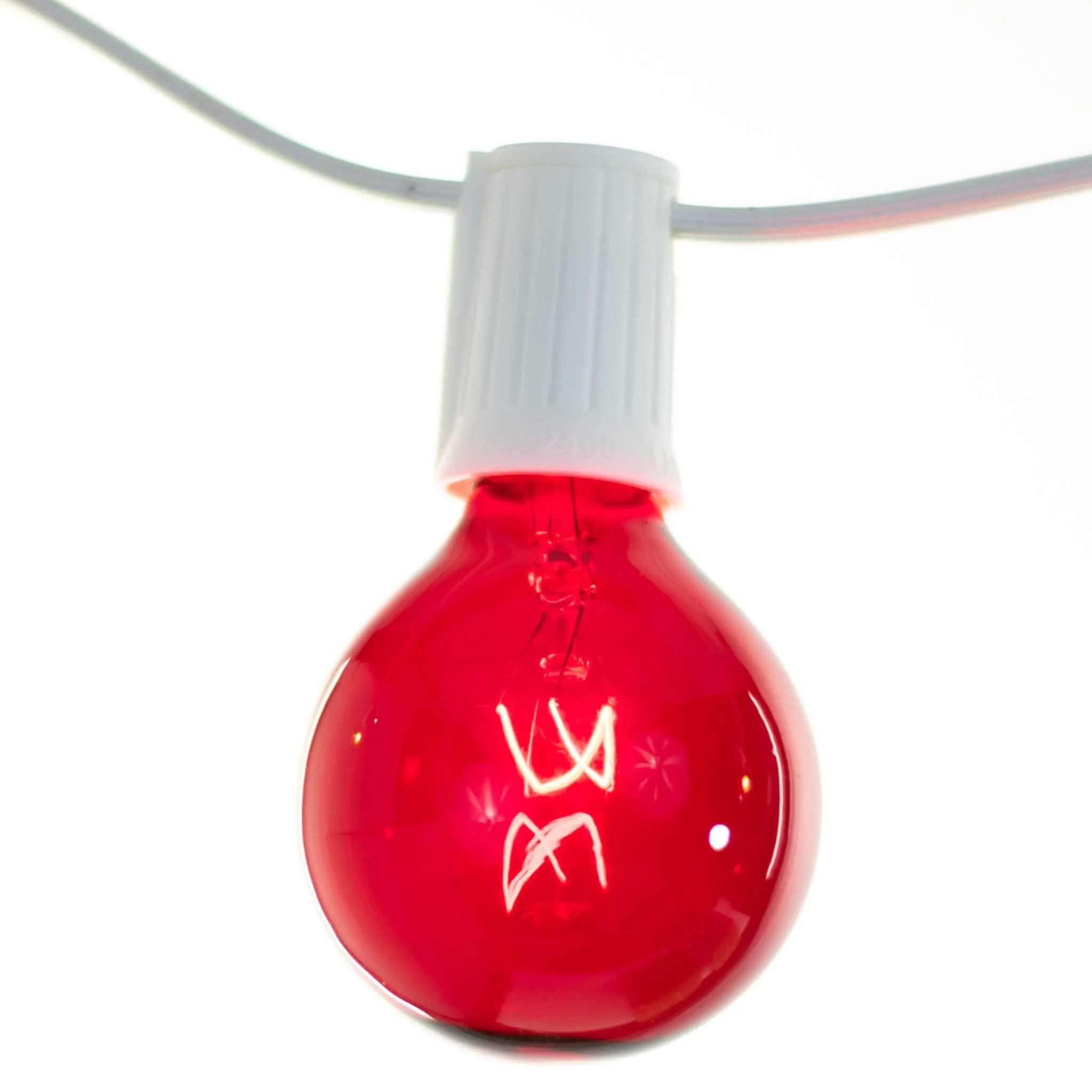 Red G50 Light Bulbs