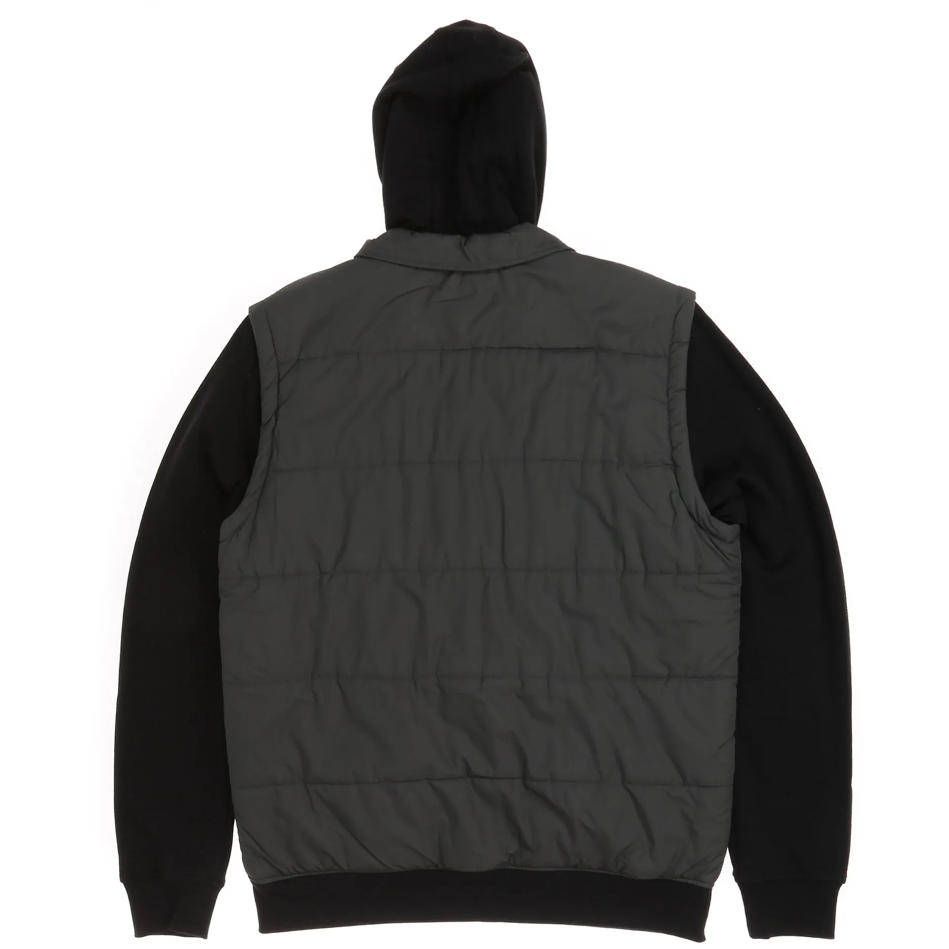 RVCA Puffer Zips Hoodie - Black/Charcoal