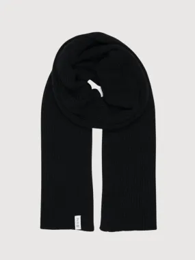 Scarf Federico Black Unisex in  recycled cashmere | Rifò