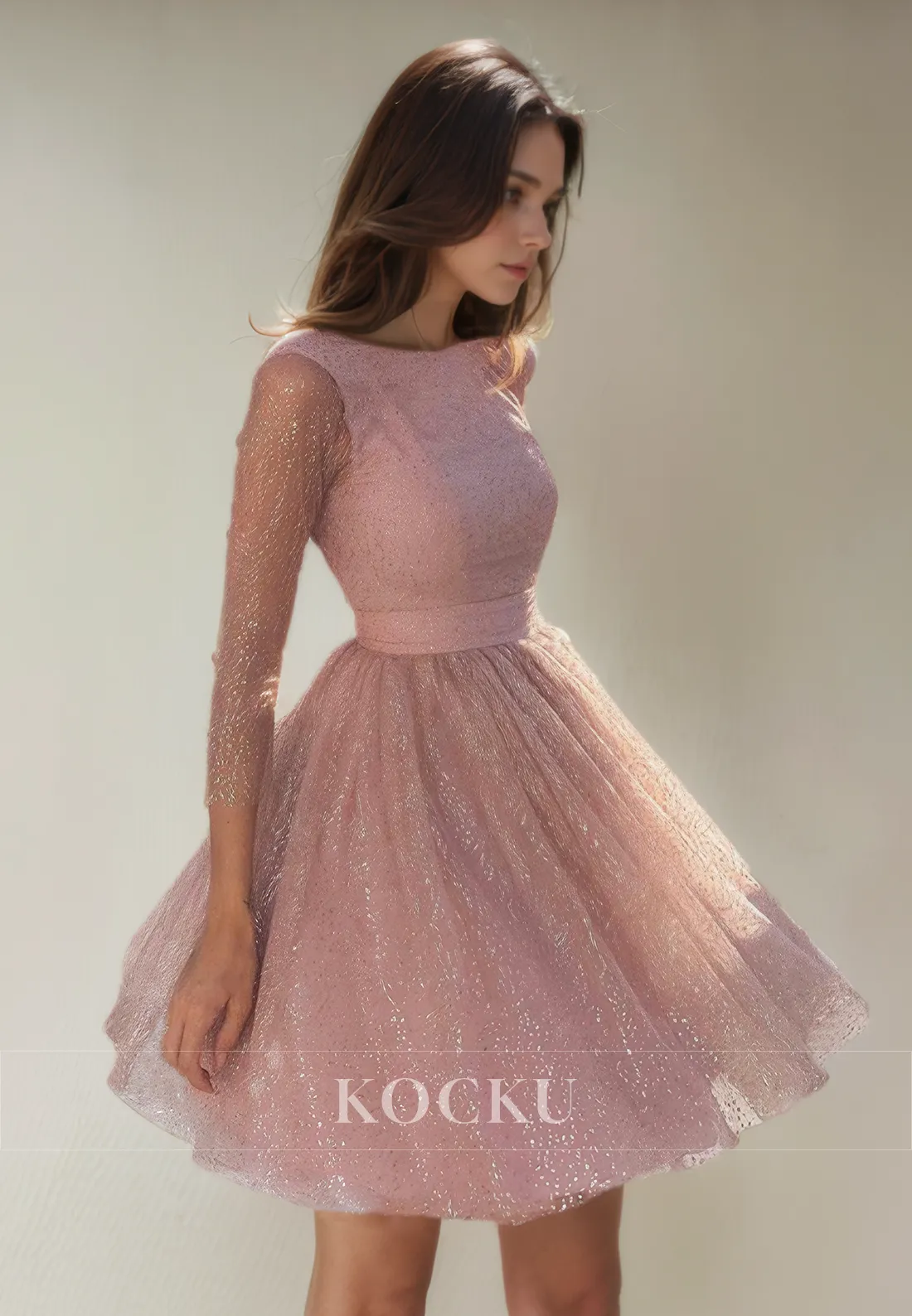 Sexy & Morden Backless Sleeveless A-Line Sparkly Party Homecoming Dress