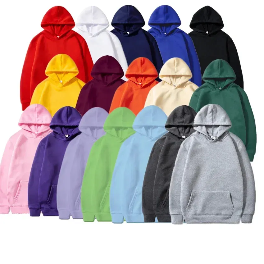 Solid Color Hoodies