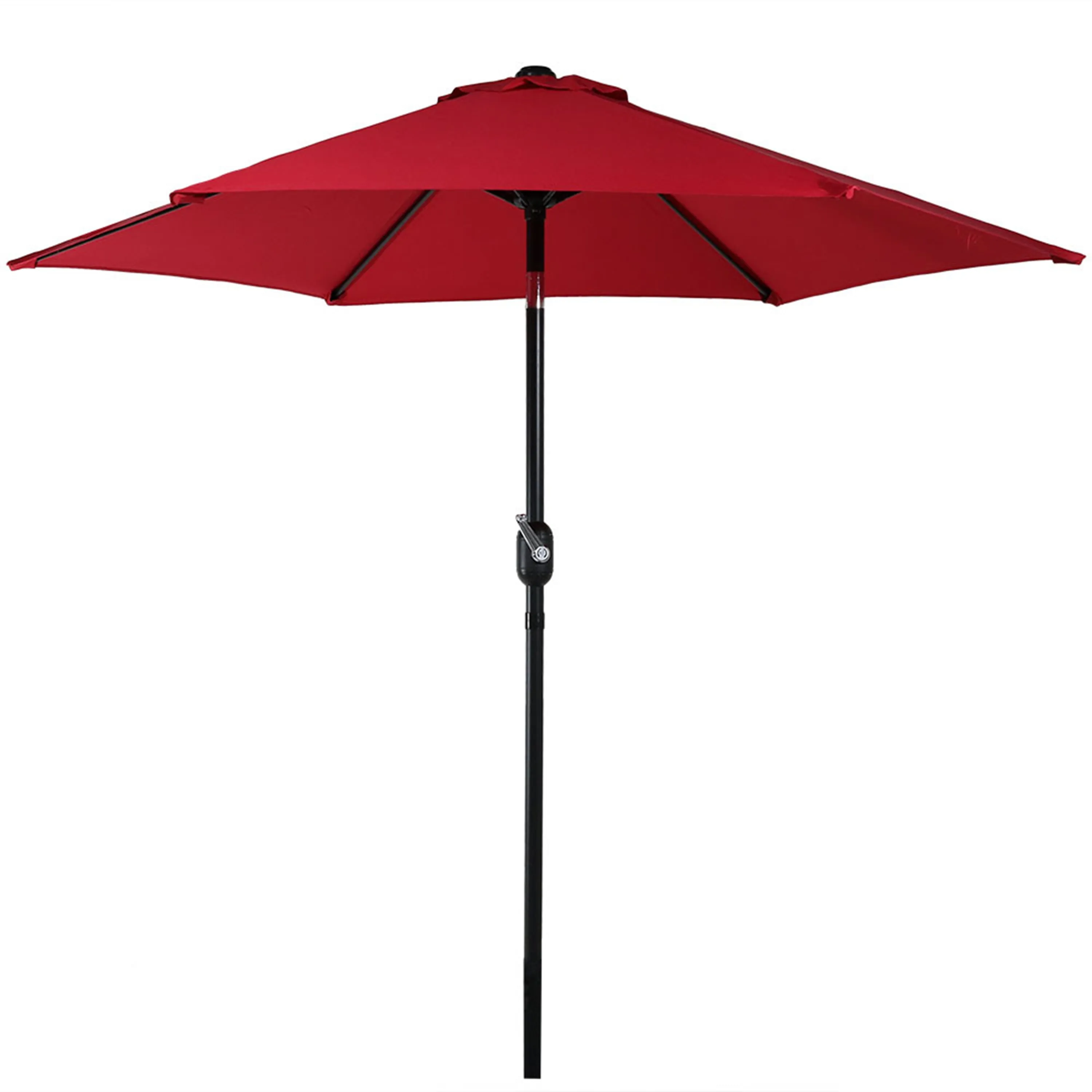 Sunnydaze 7.5' Aluminum Patio Umbrella with Tilt and Crank