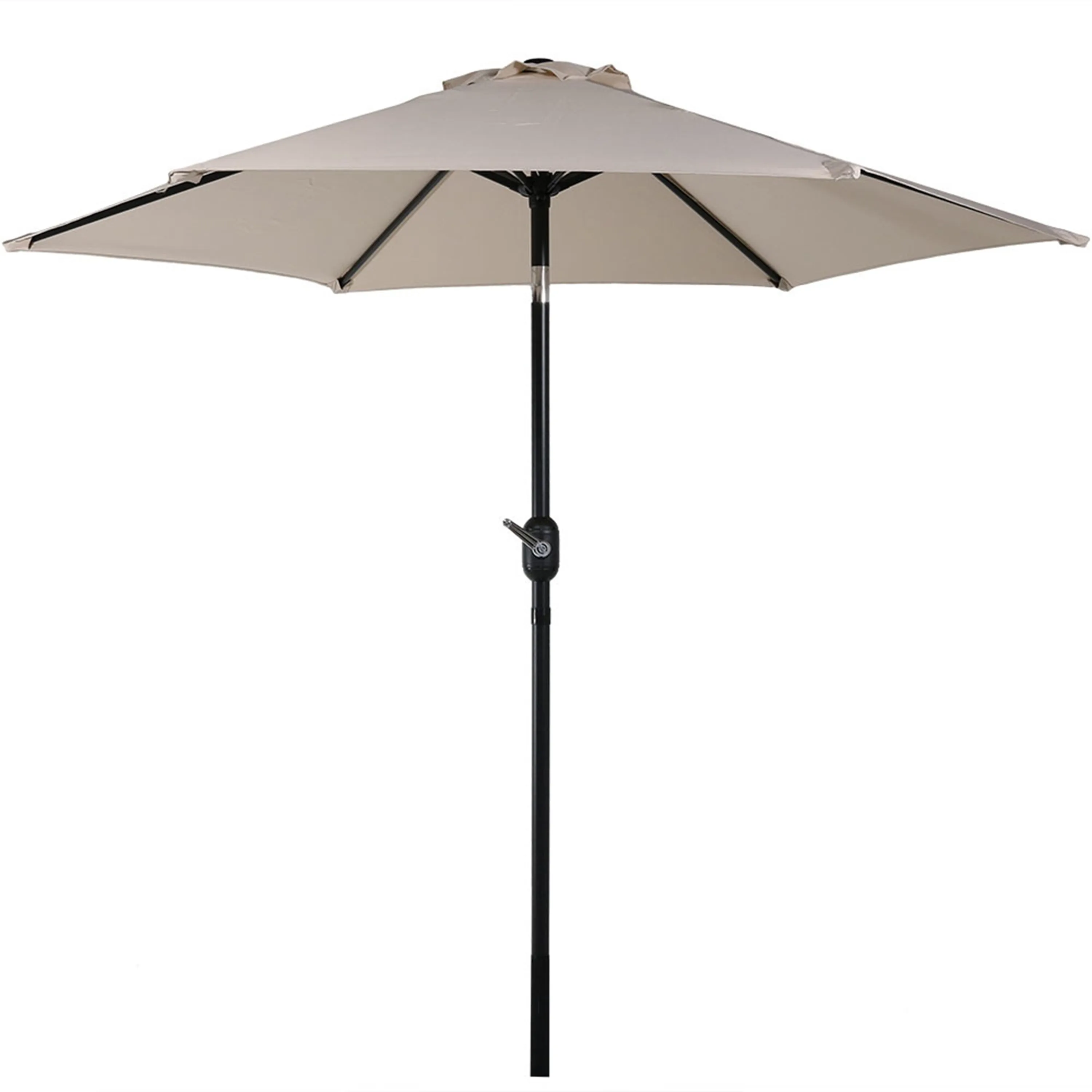 Sunnydaze 7.5' Aluminum Patio Umbrella with Tilt and Crank