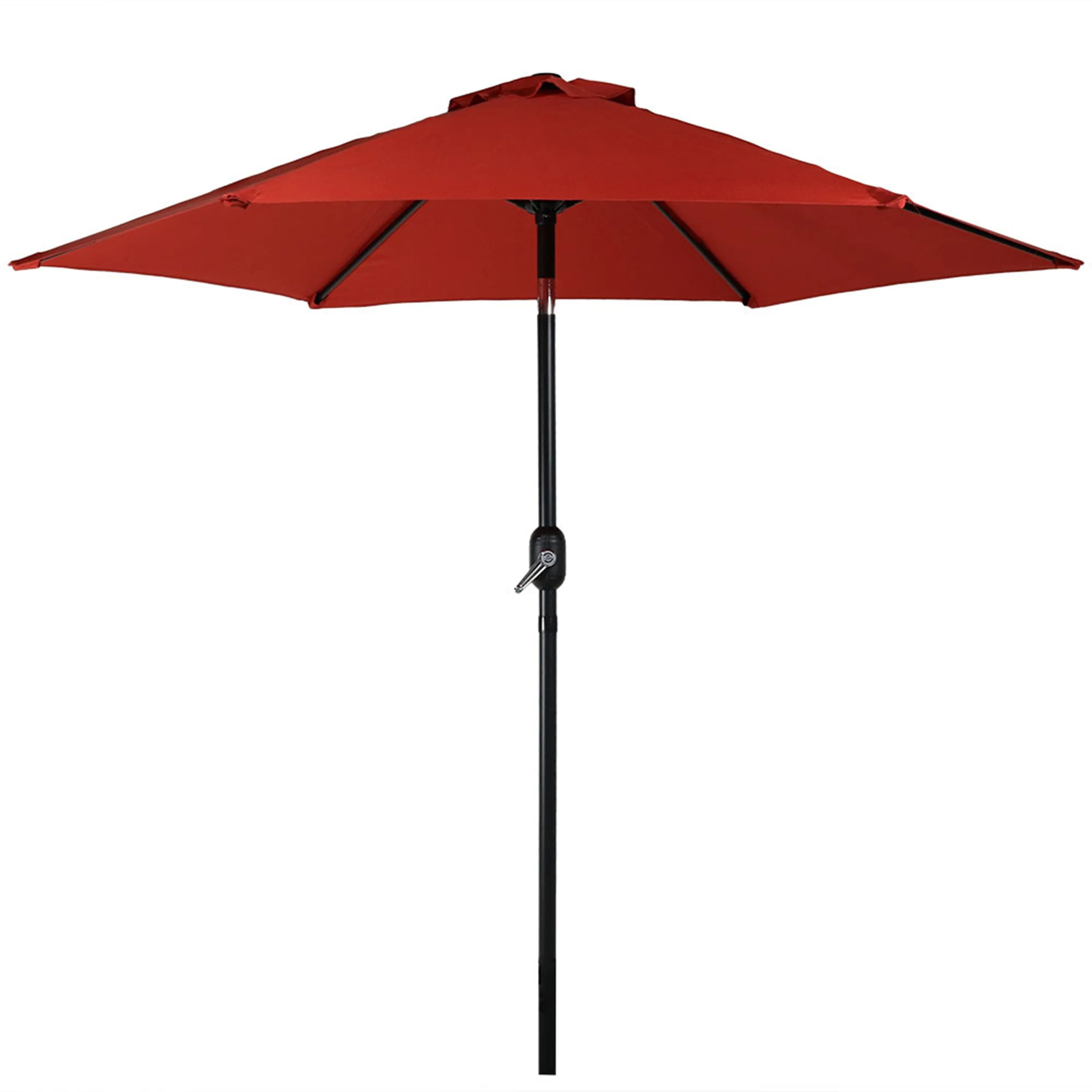 Sunnydaze 7.5' Aluminum Patio Umbrella with Tilt and Crank