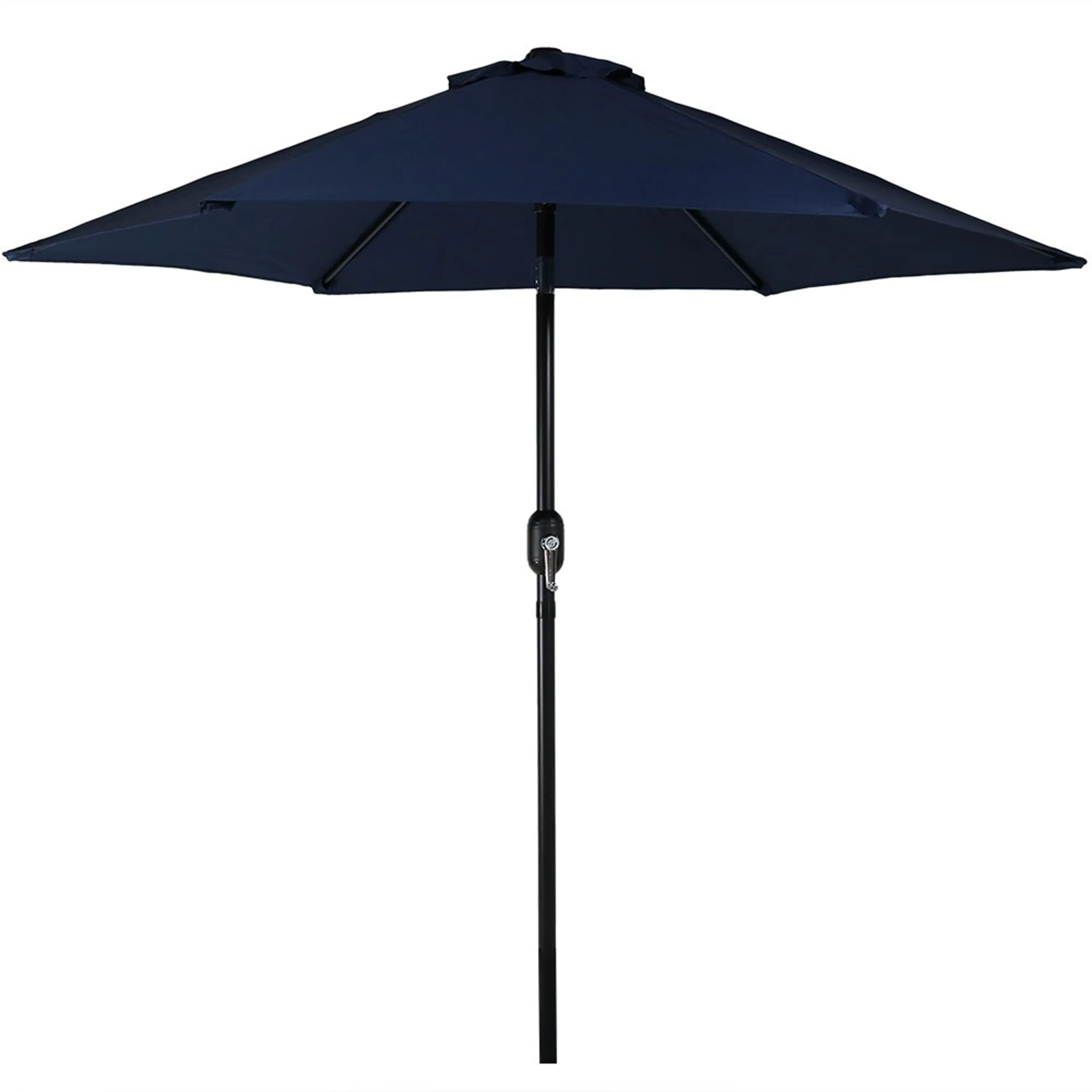 Sunnydaze 7.5' Aluminum Patio Umbrella with Tilt and Crank