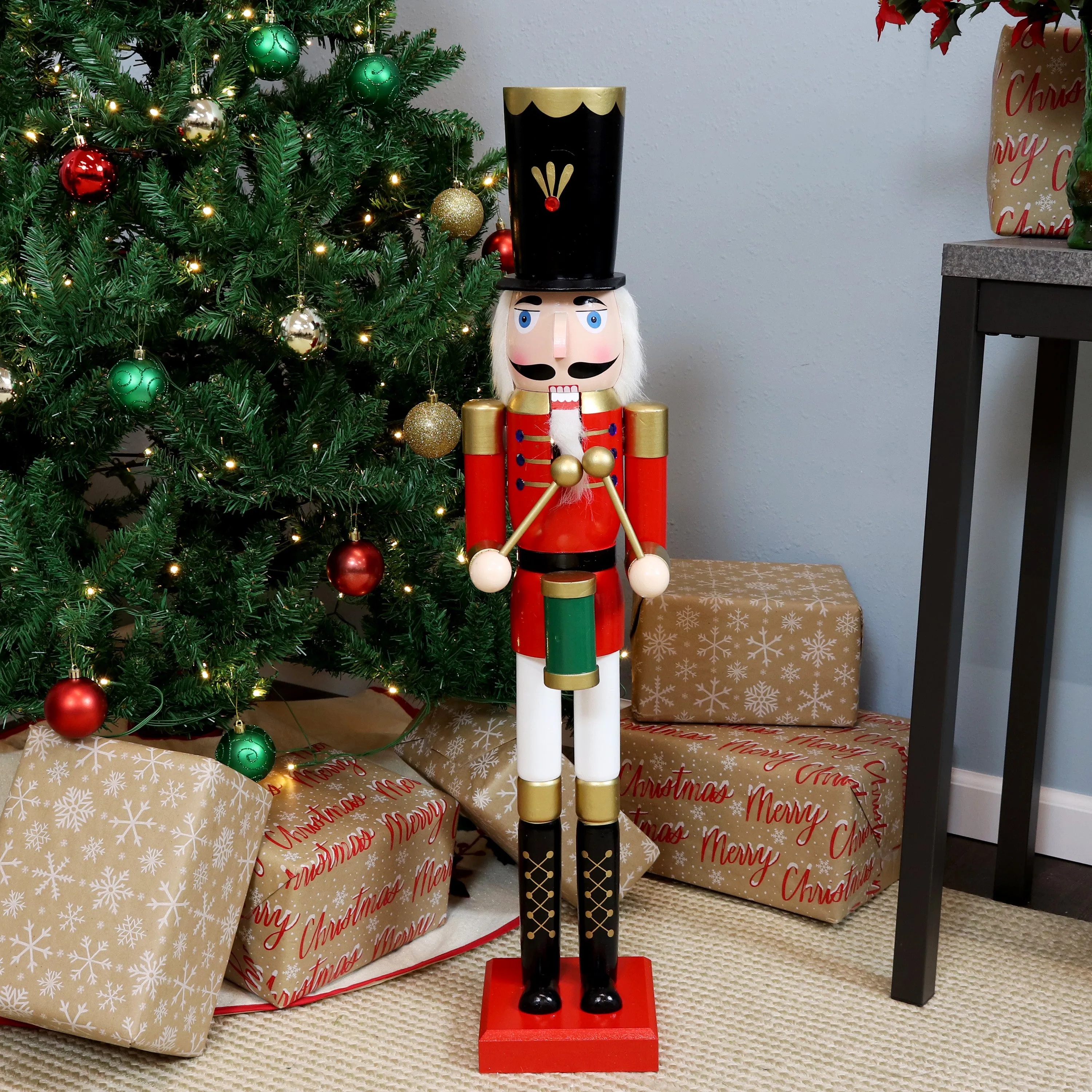 Sunnydaze Noah the Harmonious Indoor Nutcracker Statue - 35.75"