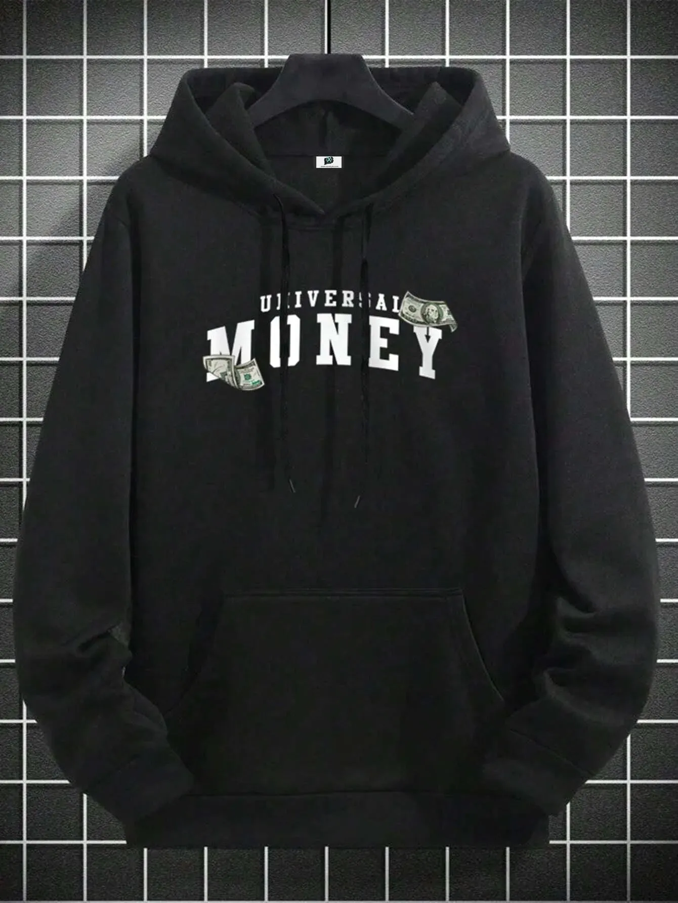 SXV  'universal money’ Printed Cool Aesthetic Sweatshirt Hoodie