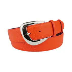 Tangerine Carung Obtuse Prong Belt