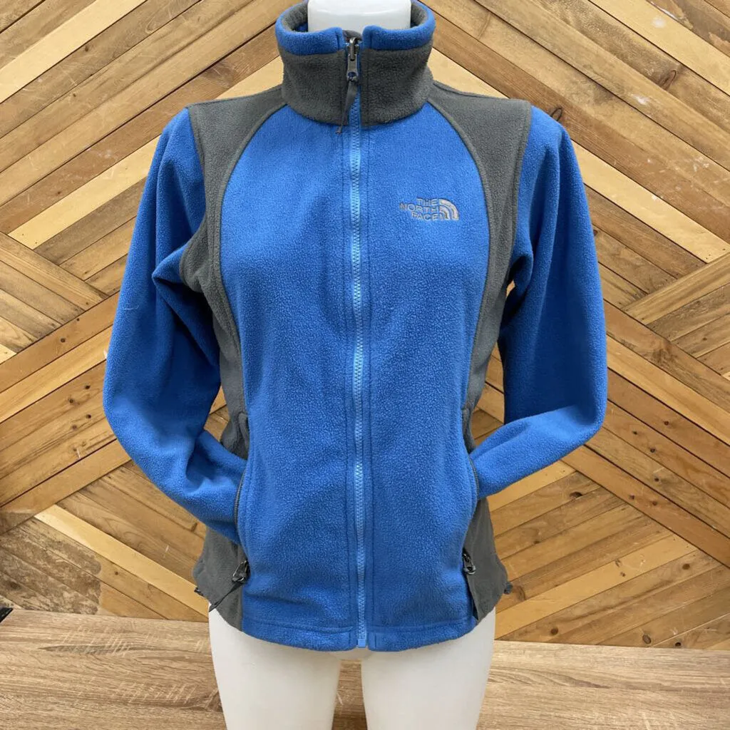 The North Face- Women's Fleece Zip Jacket- MSRP $120 : Blue/Grey-women-SM