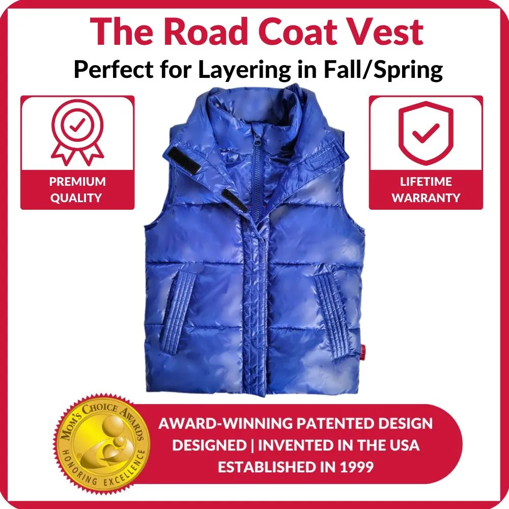 The Road Coat Vest - Royal Blue