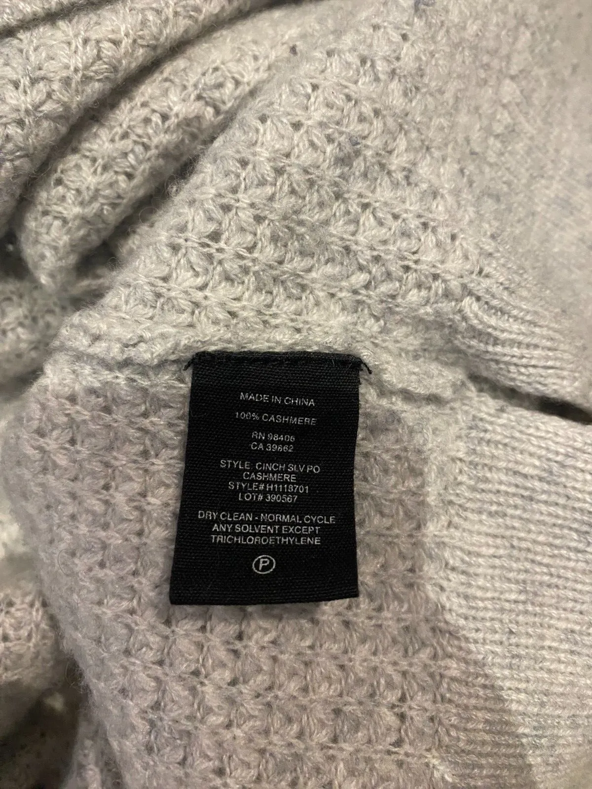 Theory grey 100% cashmere jumper size UK10/US6