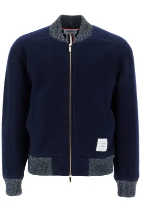 Thom Browne Woolen Fleece Bomber Jacket