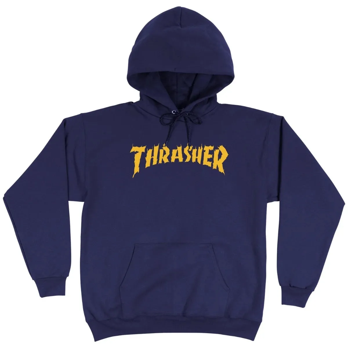 Thrasher Burn It Down Neckface Hoodie - Navy