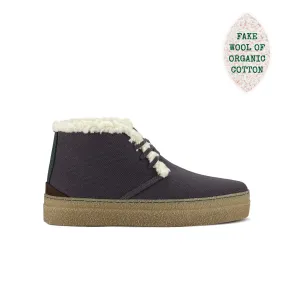 Vegan winter bootie gray VAN007