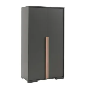 Vipack - London 2 Door Wardrobe - Grey