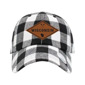 WI109 PLAID BASEBALL CAP