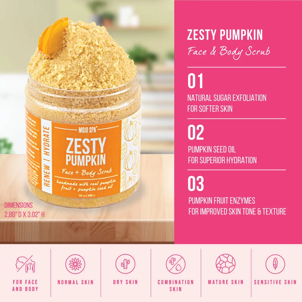 Zesty Pumpkin Face & Body Scrub