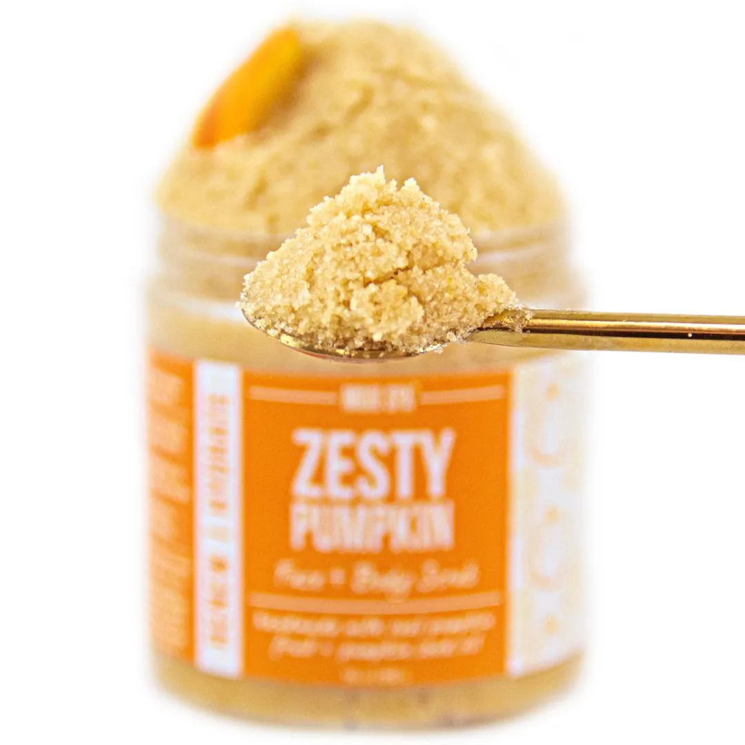 Zesty Pumpkin Face & Body Scrub